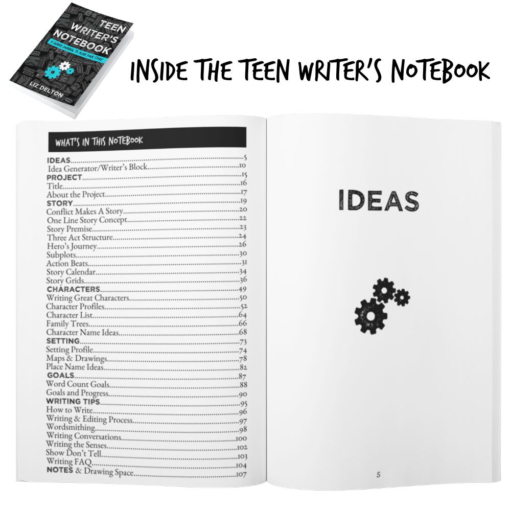 Signed Teen Writer's Notebook Paperback