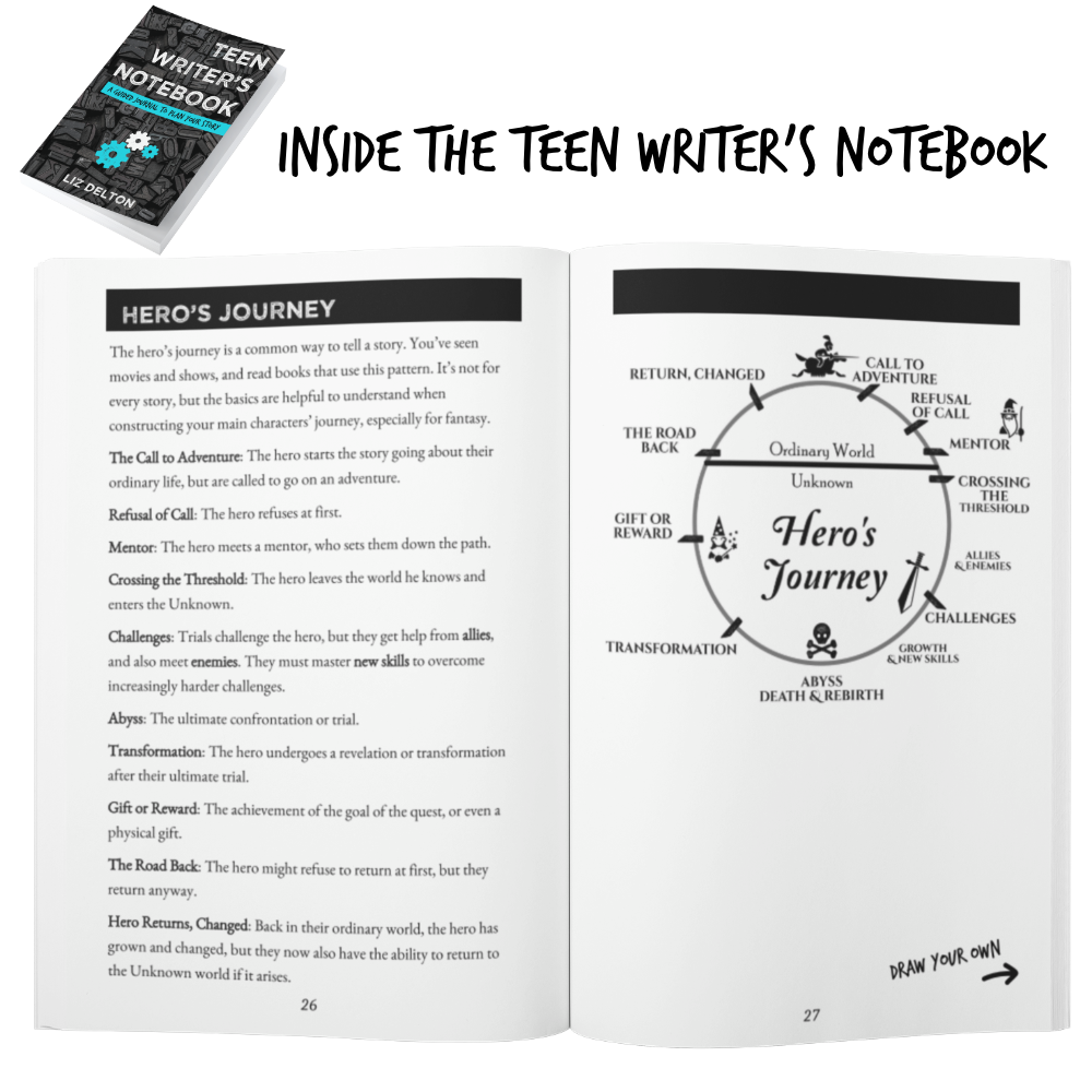 Signed Teen Writer's Notebook Paperback