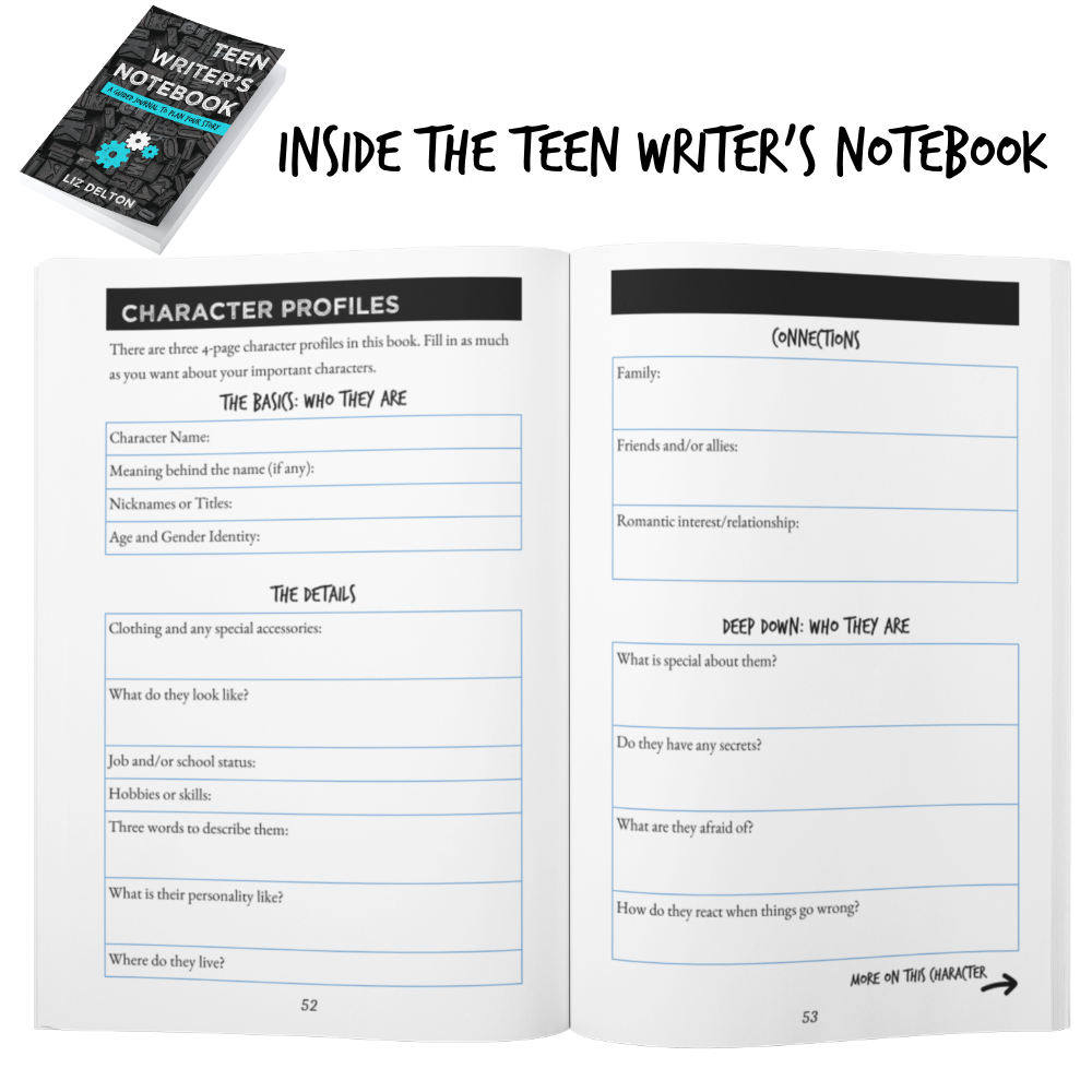 Signed Teen Writer's Notebook Paperback