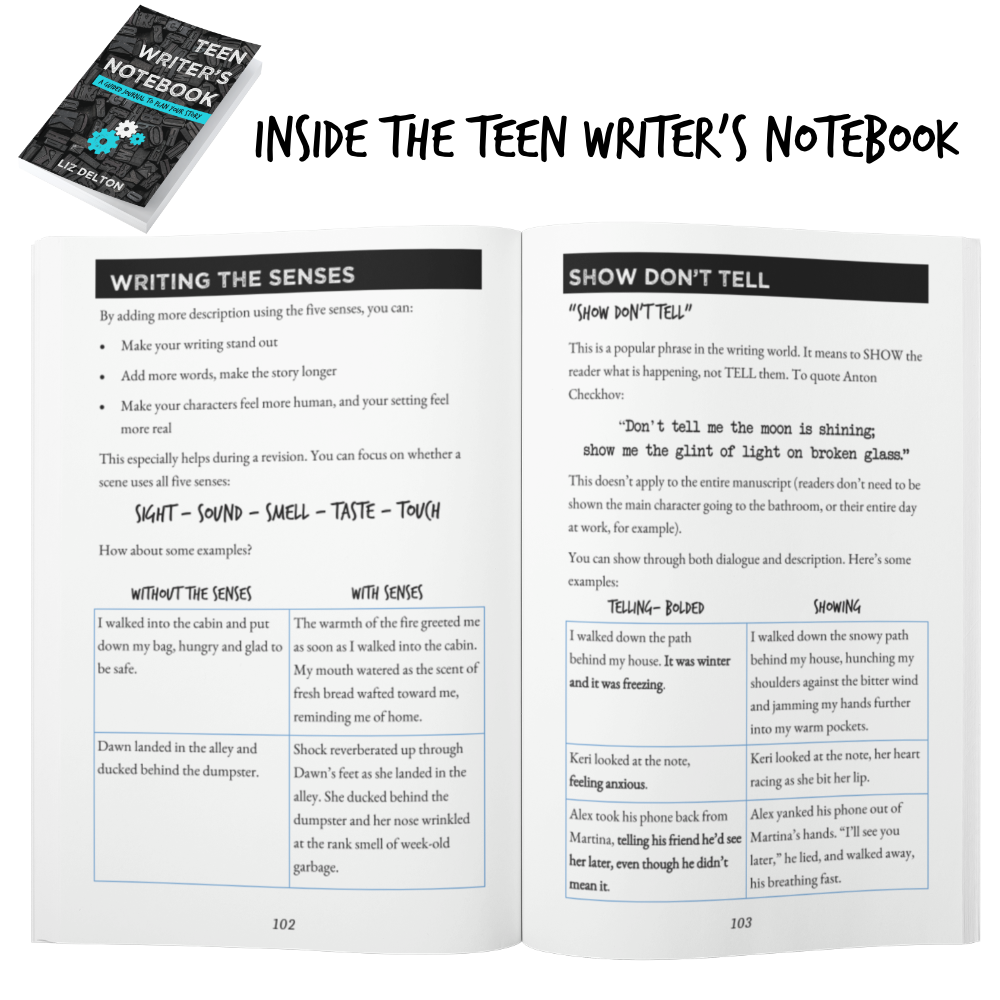 Signed Teen Writer's Notebook Paperback