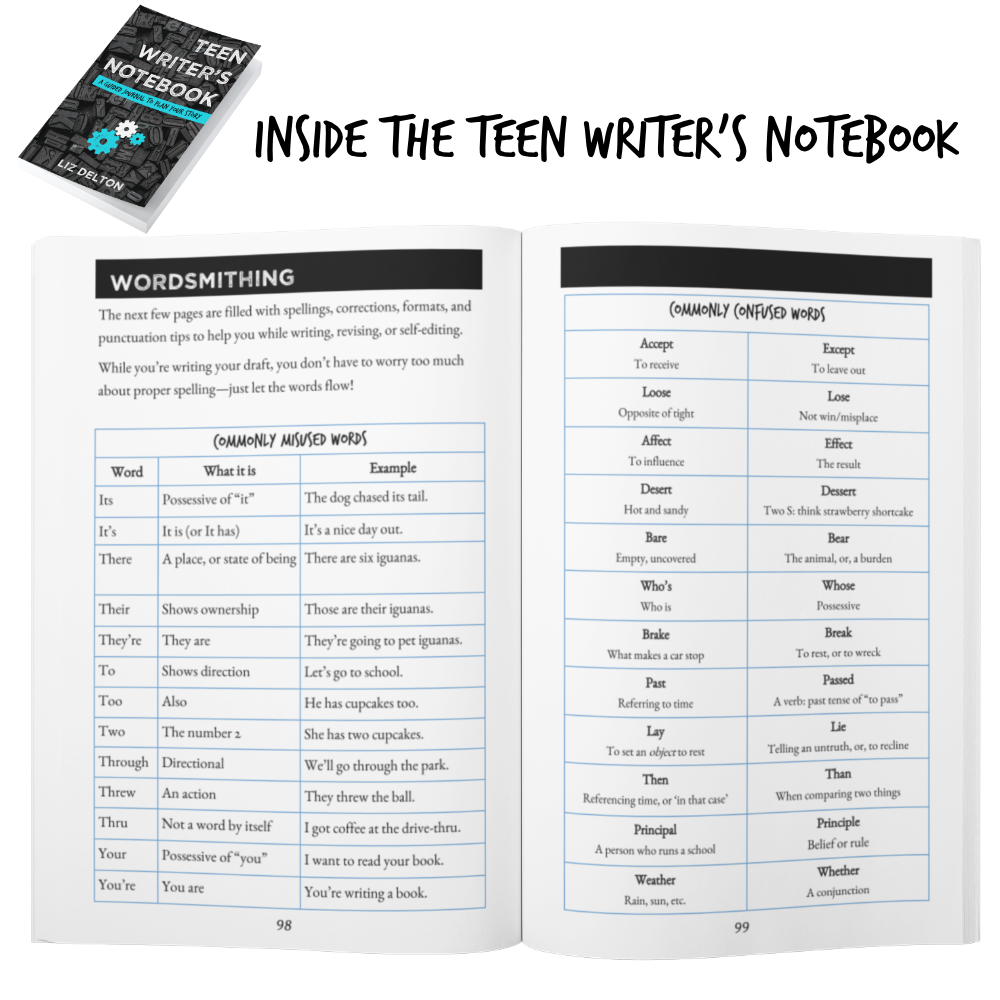 Signed Teen Writer's Notebook Paperback