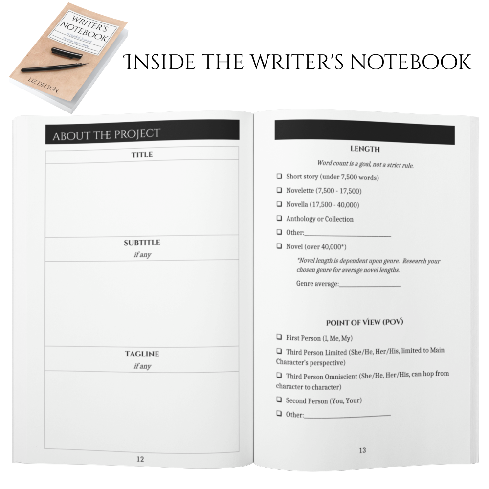 Signed Writer's Notebook Paperback