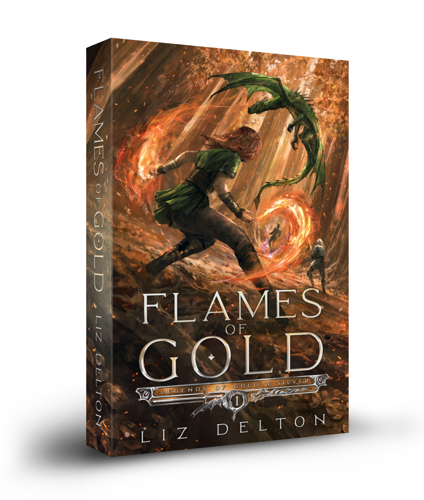 Flames of Gold Signed Paperback (Signed)